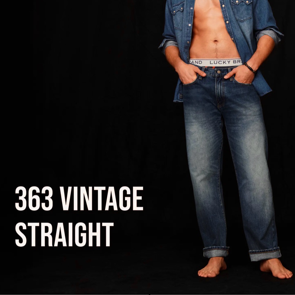 Lucky Brand 363 Vintage Straight Mens Jeans 3030